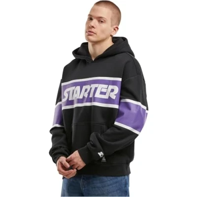 Abbildung von Starter Kapuzenpullover, Herren, Größe: XXL, Black purple