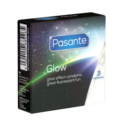 Abbildung von «Glow» leuchtende Kondome mit grünem Leuchteffekt (3 Kondome) 3 St