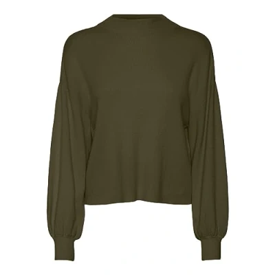 Abbildung von Vero Moda Vmnancy LS GA BOO REP Strickpullover, Damen, Größe: XS, Rifle green