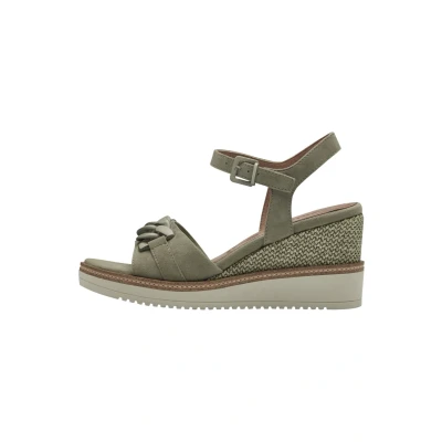 Abbildung von Tamaris Plateausandalette, Damen, Größe: 36, Sage Schuhe
