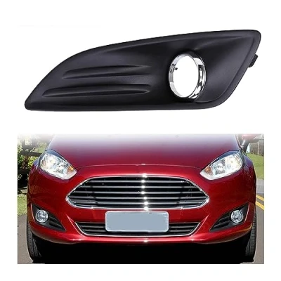 Abbildung von Nebelscheinwerfer Gitter für Ford Fiesta Hatchback 3 Door Facelift 2012 2013 2014 2015 2016,Auto Front Nebel Licht Lampe Abdeckung Trim,A Left