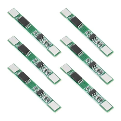 Abbildung von VGOL 6 Stück 1S 3,7 V 3 A Li Ion Lithium BMS PCM 18650 Batterieladegerät Board für Zellmodul Überladung Überstrom Kurzschlussschutz