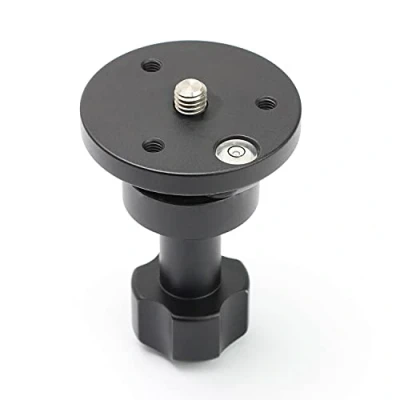 Abbildung von XINYING 65 mm Schüssel Adapter, Halbkugel flach, mit 96,5 cm Schraube für Manfrotto Weifeng Video Stativ, Flüssigkeitskopf, DSLR Rig Kamera