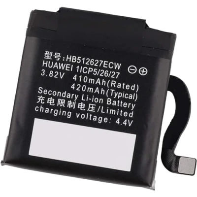 Abbildung von Backupower HB512627ECW 1ICP5/26/27 Ersatz Akku Kompatibel mit Huawei Watch 2 Classic LE0 BX9 Leo 3.82V,410mAh