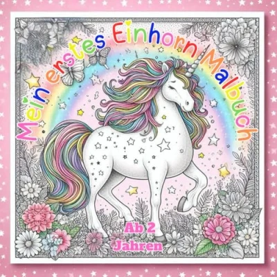 Abbildung von Mein erstes Einhorn Malbuch: 54 Motive Ausmalbuch Kritzelbuch für Kinder ab 2 Jahren