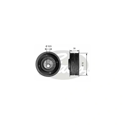 Abbildung von GATES T41080 Spannrolle, Zahnriemen Tru Power VOLKSWAGEN: GOLF 2, TRANSPORTER 3 Bus, 4 AUDI: 80 B4 Limousine, Avant, B3