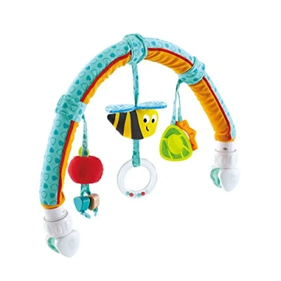Abbildung von Hape E0023 Garden Friends Arch , Infant Cot Play Set, Stroller and Car Seat Pram Toy, Turquoise