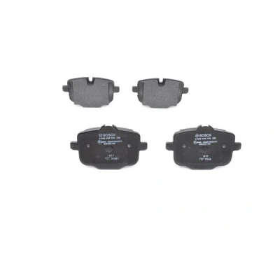 Abbildung von BOSCH 0 986 494 759 Bremsbelagsatz Low Metallic mit Anti Quietsch Blech BMW: 5 Limousine, Touring, X5
