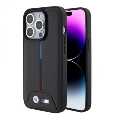 Abbildung von CG MOBILE BMW BMHCP15L22PVTK Hülle für iPhone 15 Pro 6.1&quot; Schwarz hardcase Quilted Tricolor