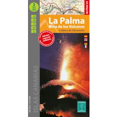 Abbildung von La Palma 1:25 000 LZ 2022 2023: Caldera de Taburiente. Ruta los Volcanos GR 130 131