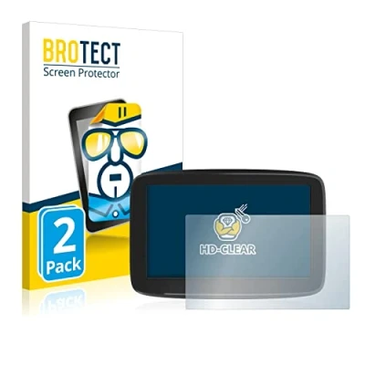 Abbildung von BROTECT (2 Stück Schutzfolie für TomTom GO Classic 5&quot; Displayschutz Folie Ultra Klar