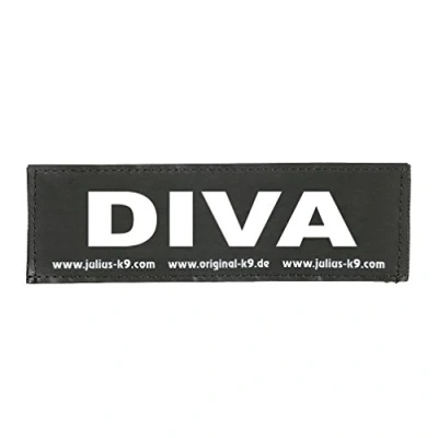 Abbildung von Julius K9 162LR K 35602 Klettaufschrift, DIVA, klein, schwarz