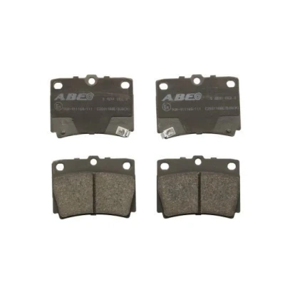 Abbildung von ABE C25011ABE Bremsbelagsatz Hinterachse mit akustischer Verschleißwarnung MITSUBISHI: Pajero Sport 1 SUV, 2, 3 SUV Cabrio