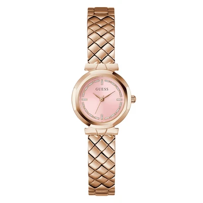 Abbildung von Guess MINI Rumour Uhr Rose goldcoloured, Damen, Größe: One Size, gold coloured