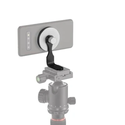 Abbildung von Hama Stativ Handyhalterung &quot;Puck&quot;, magnetisch, universal, drehbar Smartphone Halterung