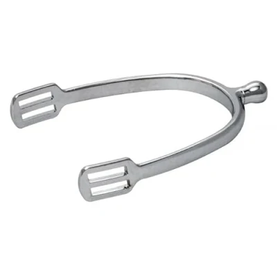 Abbildung von Sporen mit Riemen für Pferdesport START BallEnd. Dornlänge 15 mm (Männer)