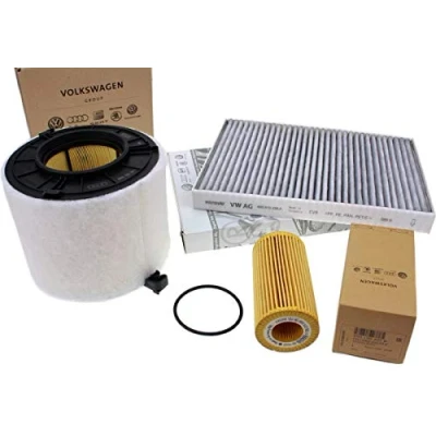 Abbildung von Original Inspektionspaket Kompatibel mit A4 (8W) A5 (F5) Q5 (FY) V6 TDI Filter 3.0L Diesel Motor Service Motorfilter Filterpaket 3 teilig