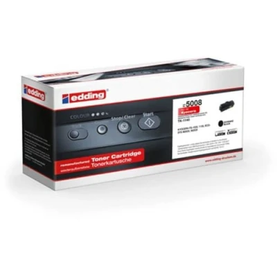 Abbildung von edding Toner EDD 5008 Schwarz Reichweite 7200 Seiten Ersetzt Kyocera TK 1140