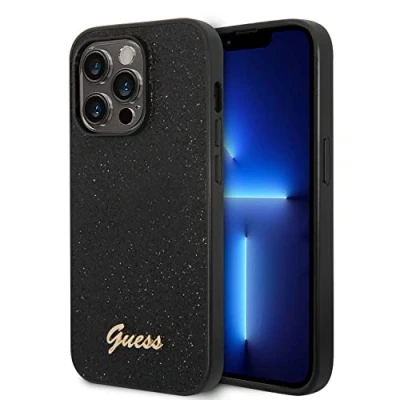 Abbildung von Apple iPhone 14 Pro Max Hülle Kunststoff Guess Hard Case/Backcover Handyhülle Schwarz