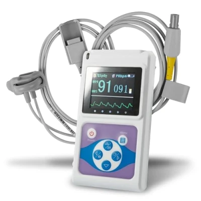 Abbildung von pulox Pulsoximeter PO 650B mit Externem Sensor für Babys und Kleinkinder