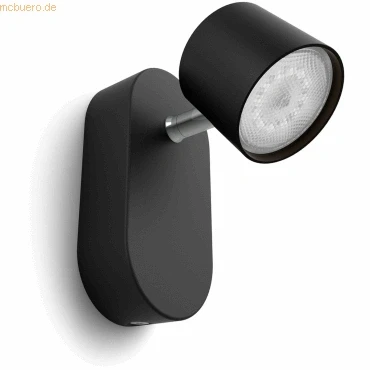 Abbildung von Signify Philips Star Spot 1 flg. schwarz 500lm