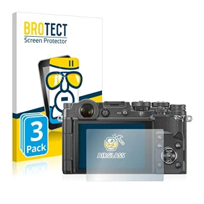 Abbildung von BROTECT Schutzglas für Olympus PEN F (3 Stück) Schutzfolie Panzer Folie Glas [Extrem Kratzfest 9H, Anti Fingerprint, Ultra Transparent]