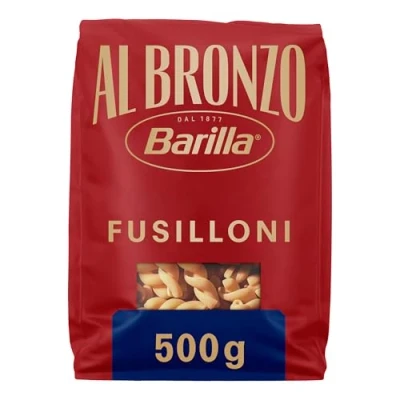 Abbildung von Barilla Pasta Al Bronzo Fusilloni 1x500g I aus Bronze Formen, Saucenhaftung auf die italienische Art, 100 Prozent hochwertiger Hartweizen