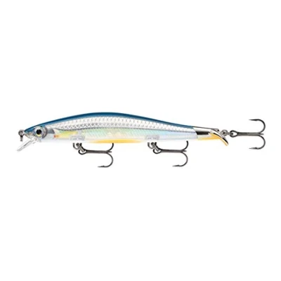 Abbildung von Rapala Ripstop Angelköder Angelzubehör mit Zweiteiliger Tauchschaufel Süßwasser Spinnköder Lauftiefe 1,3 1,6m Fischköder 12cm, 14g Hergestellt in Estland Elite Blue, Standard