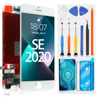 Abbildung von Bildschirm für iPhone 8 / SE (2020) LCD Display Touchscreen Digitazer Assembly Ersatz mit Werkzeugen A1863, A1905, A1906, A2275, A2298, A2296 (4,7 Zoll, Weiß)