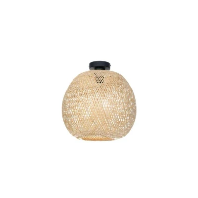 Abbildung von Lindby Deckenleuchte Dabila, Bambus, Ø 35 cm, E27