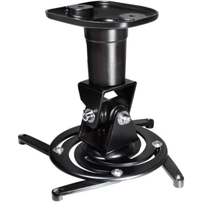 Abbildung von mywall H16 1SL Beamer Deckenhalterung Tragkraft 15kg Deckenabstand: 22,5 cm schwarz 20 Jahre Garantie