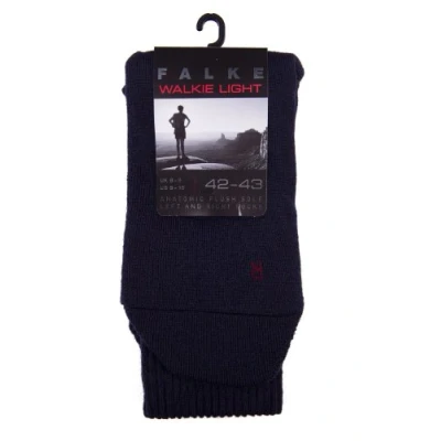Abbildung von FALKE Unisex Socken Walkie Light U So Wolle Funktionsmaterial einfarbig 1 Paar, Blau Marine 6120, 39 41