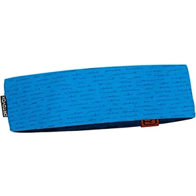 Abbildung von Ortovox 120 Tec Print Headband Safety Blue UNI
