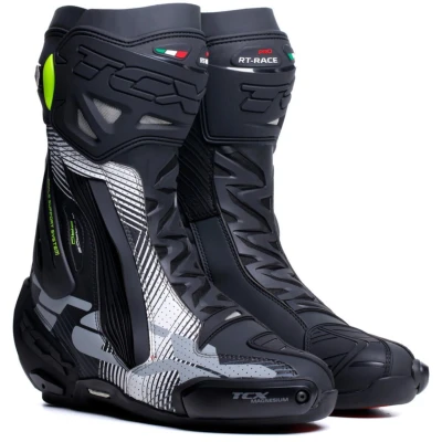 Abbildung von TCX RT RACE PRO AIR, Motorrad Rennstiefel, Mann, Schwarz/Weiß/Grau, 40