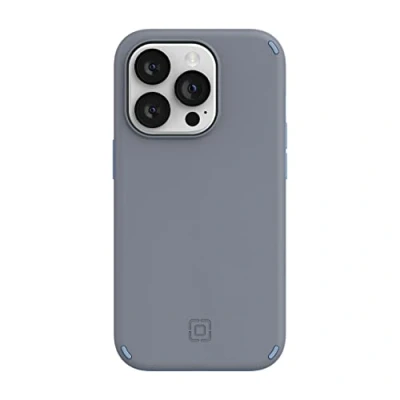 Abbildung von Incipio Duo Handyhülle für iPhone 14 Pro, Tradewinds Glocke In Grau/Blau