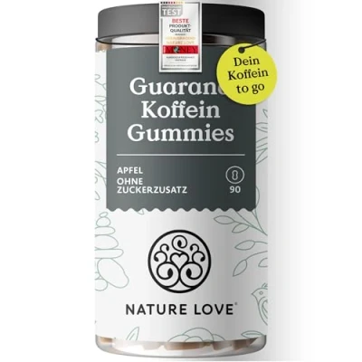 Abbildung von Koffein Guarana Gummies 90 Nature Love St