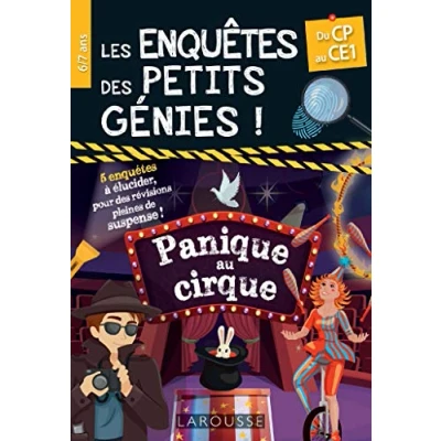 Abbildung von Les Enquêtes des petits génies CP CE1 Panique au cirque: Du