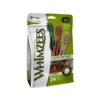 Abbildung von Whimzees Zahnbrste Beutel Hundesnacks Dental 24x8,6 cm 24 Stck...