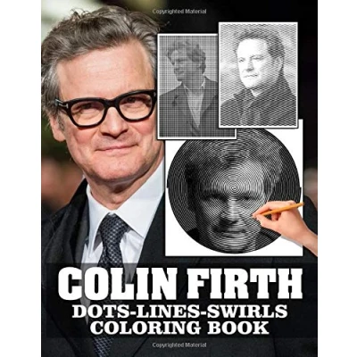Abbildung von Colin Firth Dots Lines Swirls Coloring Book: Impressive Diagonal Activity Books For Kid And Adult