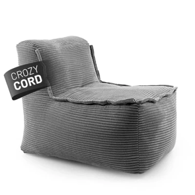 Abbildung von Lumaland Modular Mittelteil Cord Reihe Indoor Sitzsack mit Softer Struktur, ideal Sofa Modulen &amp; zum Pouf Bean Bag Füllung für Wohnzimmer Co. 54x81x70 cm