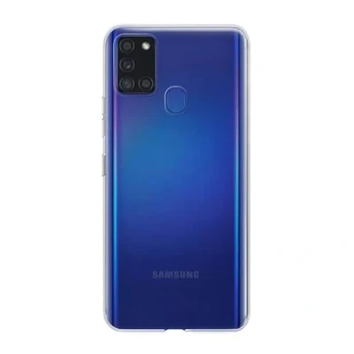Abbildung von Hülle für Samsung Galaxy A21s Handyhülle aus Transparent Silikon Flexible Stoßfeste Ultra Dünn Durchsichtig Weich Kratzfeste Schutzhülle (Samsung A21s, Transparent)