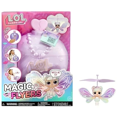 Abbildung von L.O.L. SURPRISE! Minipuppe Magic Flyers Sweetie Fly (Lilac Wings), mit Licht