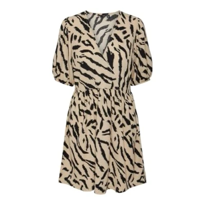 Abbildung von PCLUNA SS V Neck Short Dress SA BC