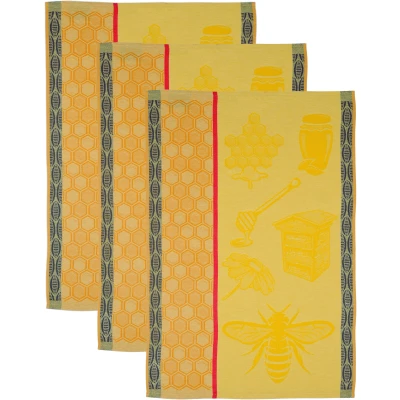 Abbildung von ROSS Geschirrtuch &quot;Biene&quot;, (Set, 3 tlg.), Motivtuch, aus 100% Baumwolle