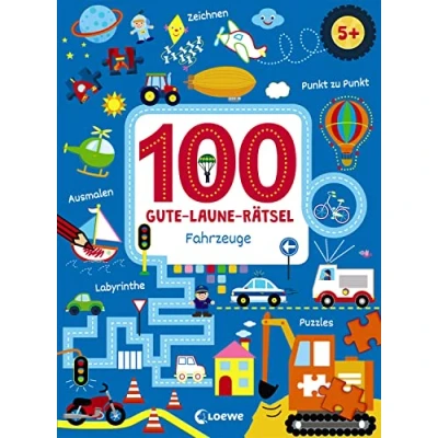 Abbildung von 100 Gute Laune Rätsel Fahrzeuge: Lernspiele für Kinder ab 5 Jahre