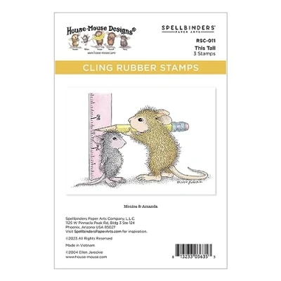 Abbildung von Spellbinders Diese hohen haftenden Gummistempel aus der House Mouse Everyday Kollektion