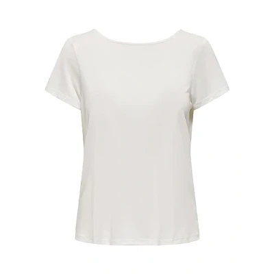 Abbildung von ONLY Damen Onlfree Life S/S O string Modal Top Jrs, Cloud Dancer, M