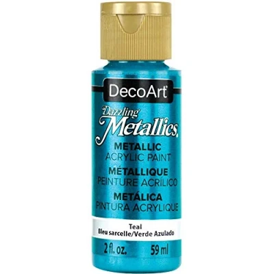 Abbildung von Deco Art Acrylfarbe zum Basteln, Blaugrün, 59 ml (1 Stück)