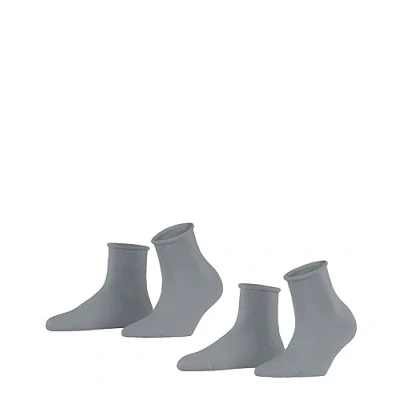 Abbildung von Esprit COZY DOT 2PACK WITH Pattern Socken, Damen, Größe: 39 42, Hematite