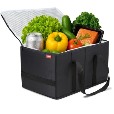 Abbildung von achilles Einkaufskorb Smart Box Cool Kühl Tasche Einkaufs Korb Falt mit Thermo Einsatz